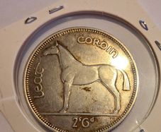 1939 irish silver half crown