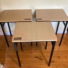 Set of 3 Modern Wood & Metal Tables | Clean, Stylish & Versatile