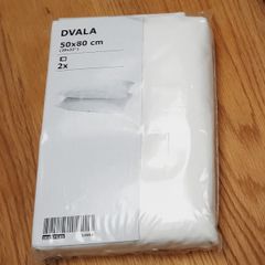 White Pillowcase | Set of 2 | 50 x 80 cm