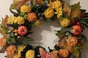 Harvest autumn wreath