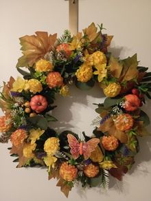 Harvest autumn wreath