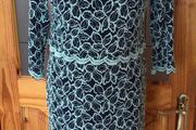 M&amp;S Per Una Ladies Blue 2 Tier pencil dress size 12 includes Post