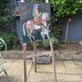 Large Antique School Easel Image 4