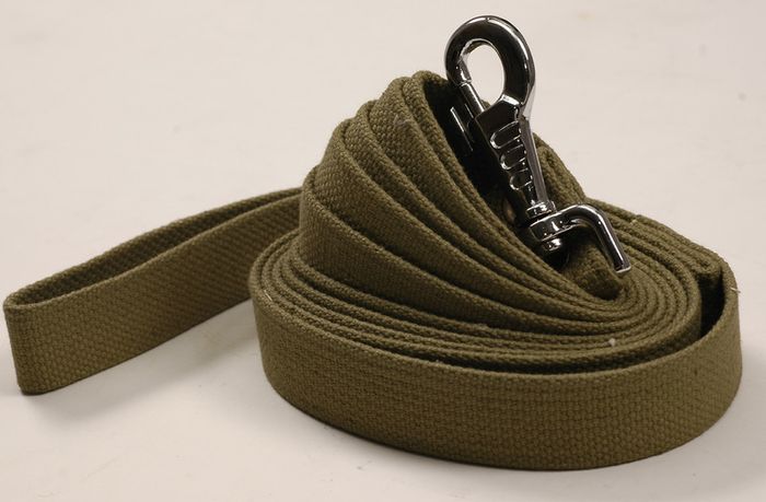 Dog Canvas Lead / Leash 2m 5m 10m Green Black