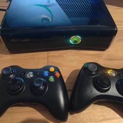 Online Multiplayer Ready | Modded Xbox 360 Slim RGH 3.0 250GB Console 2 Controllers - Original Box included