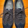 Clarks Navy Leather Brogues Ladies Oxford Style Shoes UK5.5 EU38.5 Image 7