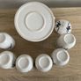 Herbal teapot  and six matching  teacups Image 8