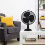 12" Inch, Lightweight, Portable Desk Fan, 3 Speed Settings, Wide-Angled Oscillation, Powerful Airflow, Quiet Operation, Perfect for Bedroom or Office (FREE SHIPPING) Image 4