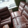 Leather electric recliner sofa Image 5