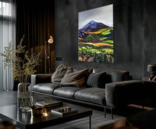 Original Painting of The Sugarloaf, Co. Wicklow, by Irish artist Helen Mathews