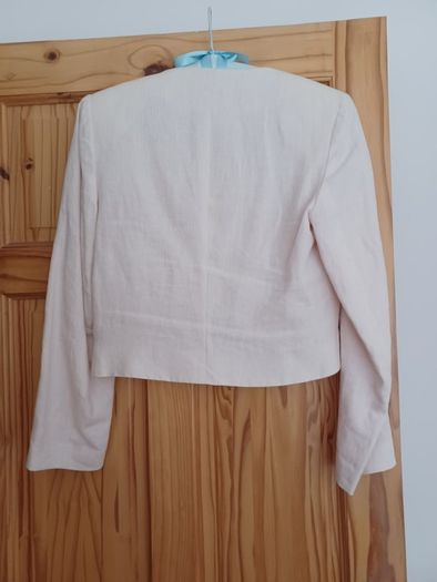 Dusky pink linen Jacket