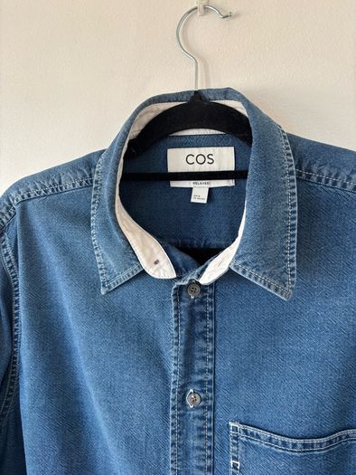 COS Men's Blue Denim Shirt