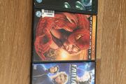 Action DVD's Hulk, Spider-Man 2, Fantastic 4
