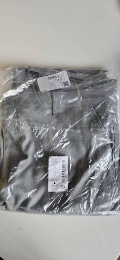DeFacto Men's Chino Pants - Stylish and Comfortable Men's Pants - Classic Chino Pants for a Fashionable Look and Highest Wearing Comfort Slim Fit, Grey, Size 40, XXL