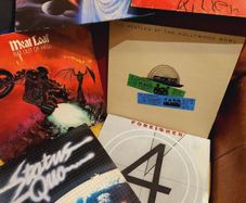 Vinyl Records x 6 The Beatles, zz Top, Foreigner, Quo, Meatloaf Etc.