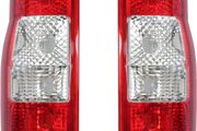 Rear Tail Light Lamps Lens Cover for Ford Transit MK7 2006-2013 Left and Right Side Pair