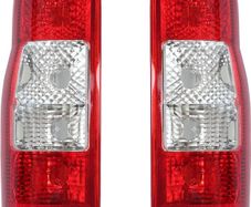 Rear Tail Light Lamps Lens Cover for Ford Transit MK7 2006-2013 Left and Right Side Pair