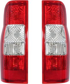 Rear Tail Light Lamps Lens Cover for Ford Transit MK7 2006-2013 Left and Right Side Pair