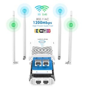 Wavlink AC1200 Dual Band (2.4GHz/5GHz) Gigabit 3-IN-1 WIFI Router/Range Extender & Signal Booster (UK Plug) (Brand New/Warranty)