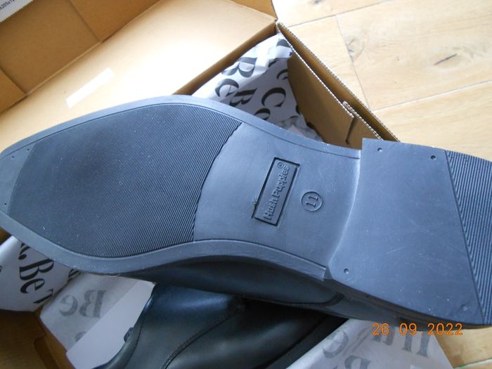 BNWT formal black leather shoes