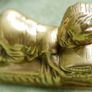 Vintage Brass Sleeping Child 5" x 3" x 2,5" Image 8