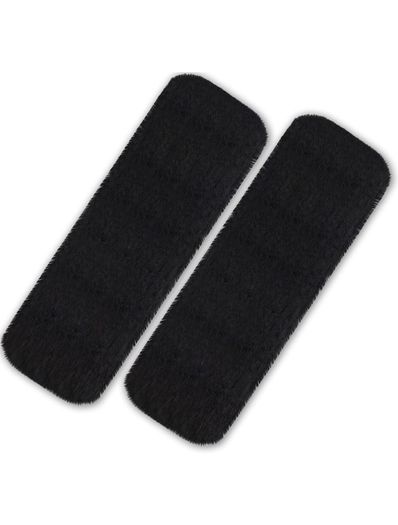 2 Pack Seat Belt Pads, Seat belt Strap Cover, Car Seat belt Comfort Pads, Soft Faux Big Rabbit Fur, Comfort Harness Pads Protect Shoulder Neck Padding for Kids, Adults