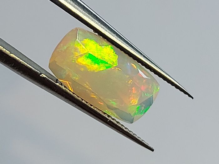 Faceted Ethiopian opal 1.19 ct