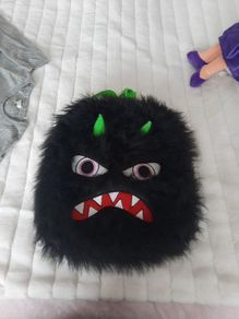 funky fluffy large monster back pack