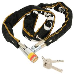 Universal Safe Metal Anti-Theft Outdoor Bike Chain Lock Security Reinforced Cycling Chain Lock Bicycle Ebikes Escooters & Multi Use(wholesale / Retail)