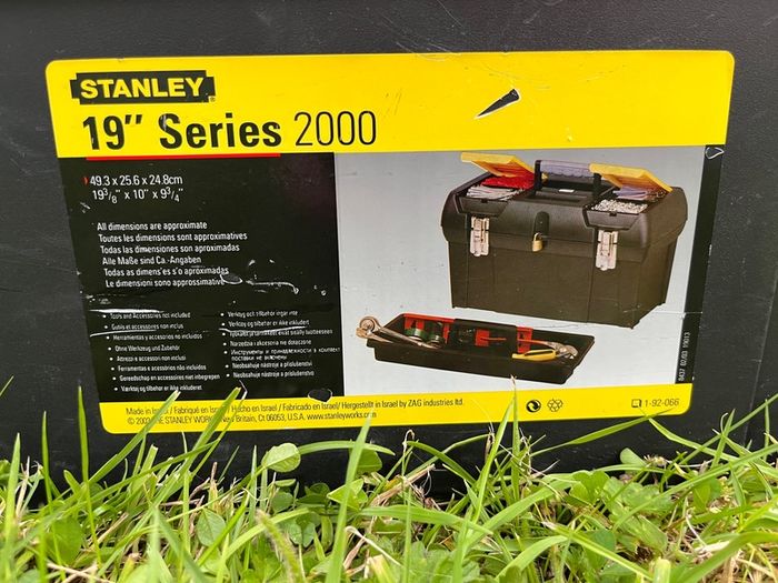 Stanley tool box