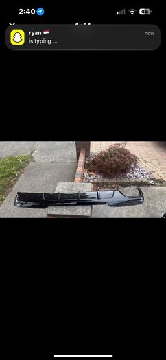 Bmw f10 m sport diffuser brand new