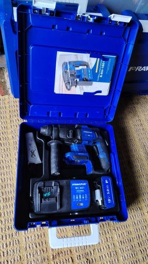 Rawlplug 18v cordless SDS Hammer Drill 2 batteries