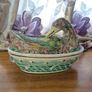 Antique Chinese Tureen Famille Verte Porcelain Duck Image 3