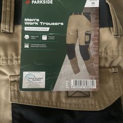 parkside work trousers new with tags.