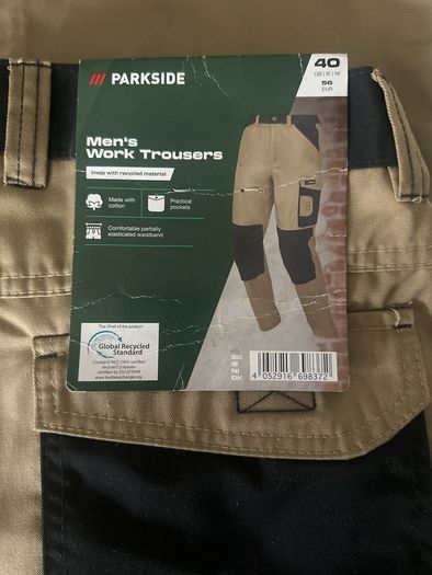 parkside work trousers new with tags.