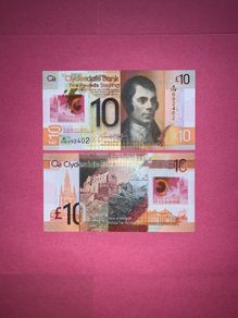 Scotland  10 Pounds  2017 Pick  231a (UNCIRCULATED ) Commemorative Issue . Polymer / Plastic .