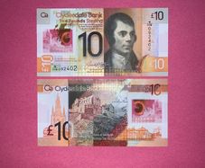 Scotland  10 Pounds  2017 Pick  231a (UNCIRCULATED ) Commemorative Issue . Polymer / Plastic .