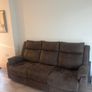 Recliner sofa + free cushions Image 2