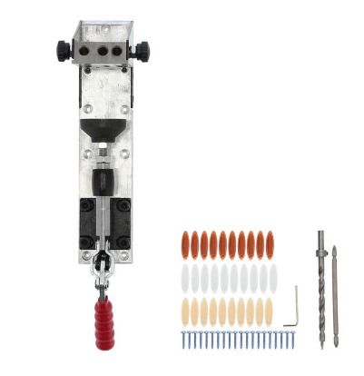 BRAND NEW Movable Pocket Hole System Jig Master Blind Hole Drilling Template Guide Kit Woodworking Set Woodworking Fixture