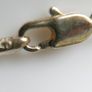 Vintage  Yellow Jade Bead Stone Jewelry. Yellow Jade Pendant  with Sterling Silver and chain length 18" - 21,5g Image 10