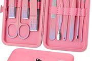 NEW SALE | 10pcs Professional Nail Clippers Kit Pedicure Care Tools-Stainless Steel Grooming Tools for Travel