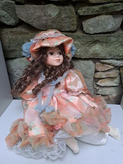 Large Vintage Porcelain Doll Vintage