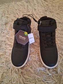Brand New Girls/Boys Black Boots Size UK 1