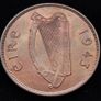 [#2649] - Ireland 1943 | Irish 1d | Irish 1 Penny | KM.11 | UNC Image 2
