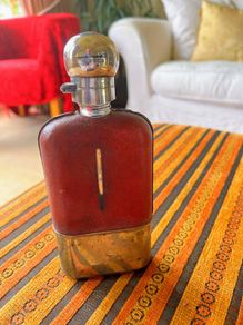 Art Deco Hip Flask.