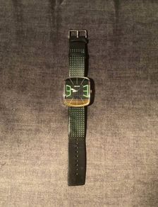 Watch with Leather Strap