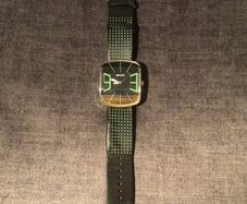 Watch with Leather Strap