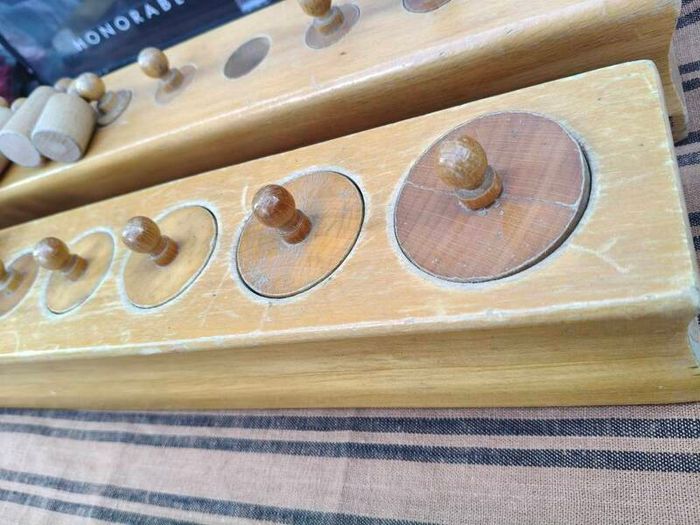 2 x Vintage Montessori Educational toys