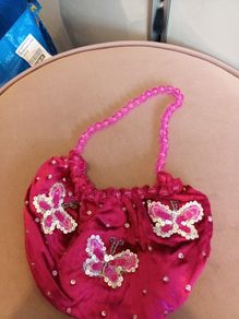 Monsoon Embellished girls bag