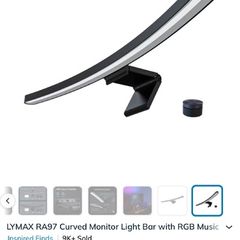LYMAX RA97 Curved Monitor Light Bar